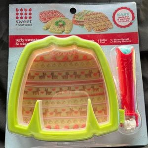 Vintage, Ugly Sweater Cookie Cutter, World Market, Large Cookie Cutter